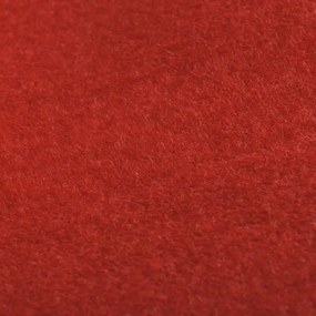 Tapete vermelho 1 x 10 m, pesado 400 g/m2