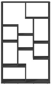 Estante 72x20x120 cm derivados de madeira preto