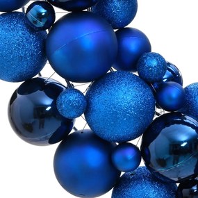 Guirlanda de Natal 45 cm poliestireno azul