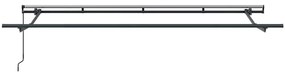 Toldo Retrátil Manual Creme Antracite Castanho 400 x 200 cm