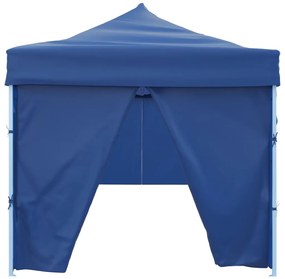 Tenda para festas pop-up dobrável c/ 8 paredes 3x9 m azul