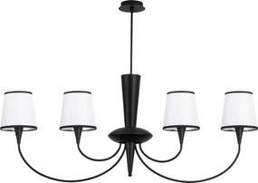 Candeeiro de Teto Pardo – Preto – 118 x 20 x 83 cm