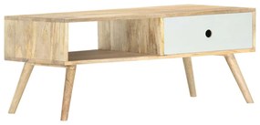 Mesa de centro 90x50x40 cm madeira de mangueira maciça