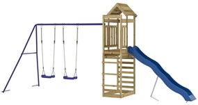 Conjunto de brincar para exterior madeira de pinho impregnada