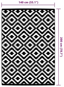 Tapete de exterior 120x180 cm 140x200 PP cinzento