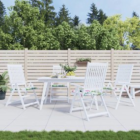 vidaXL Almofadões p/ cadeira 4pcs 40x40x4 cm tecido multicor