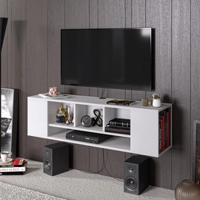 Móvel TV Paldi – Branco – 135x39x35,2 cm