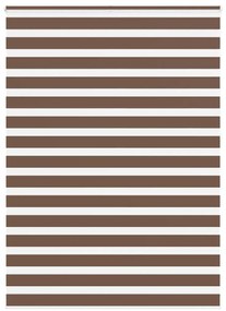 vidaXL Cortina de zebra 160x230 cm largura do tecido 155,9cm poliéster