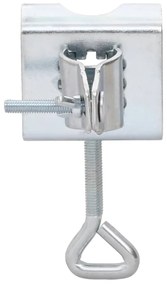 Grampos de guarda-sol para varanda 2 pcs 32 mm aço galvanizado