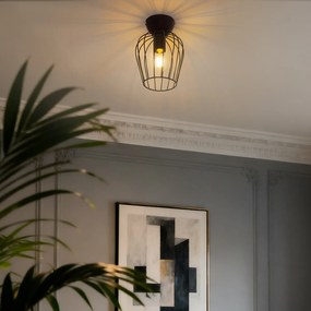 Plafon moderno preto aramado - Palica