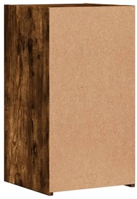 Mesas de cabeceira 2 pcs derivados de madeira carvalho fumado