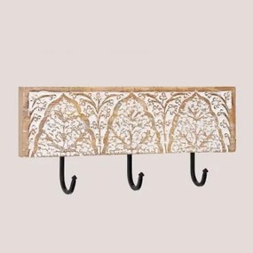 Cabide De Parede Em Madeira De Manga Tiala Madeira De Manga - Sklum