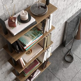 **** Estante Piante – Nogueira Preta – 60 cm x 174 cm x 22 cm

**