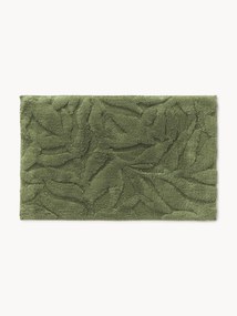 Tapete de casa de banho antiderrapante com relevo Leaf
