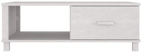 Mesa de centro HAMAR 100x55x35 cm pinho maciço branco