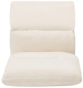 Colchão dobrável microfibra cor creme