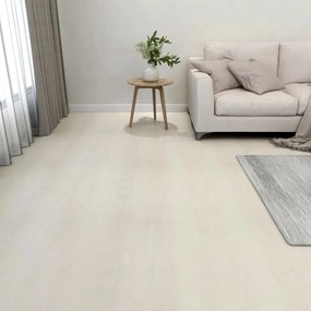 vidaXL Tábuas de soalho autoadesivas 20 pcs 1,86 m² PVC bege