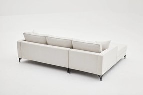 Sofá de Canto Berlin – Creme – 258x83x181 cm