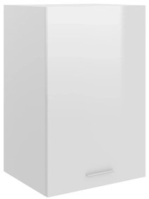 vidaXL Armário de parede “Lyon” derivados de madeira branco brilhante