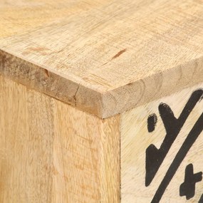 Móvel de TV 100x30x45 cm madeira de mangueira maciça