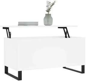 Mesa de centro 90x44,5x45 cm derivados de madeira branco