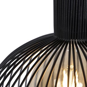 Candeeiro suspenso design preto 30cm - WIRE Dos Moderno,Design