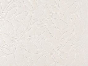 Colcha com relevo creme 160 x 220 cm RUDKHAN Beliani