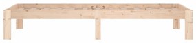 Estrutura cama pequena solteiro 75x190 cm madeira maciça