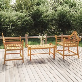 vidaXL Cadeiras de jardim 2 pcs 91x62x94 cm madeira de teca maciça