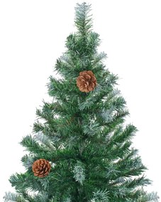 Árvore de Natal artificial com pinhas 180 cm