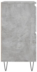 Aparadores 2 pcs derivados de madeira cinzento cimento