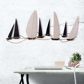 Acessório Decorativo de Metal Ocean – Multicolor – 117 x 5 x 52 cm