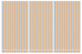 Tecido de substituição para toldo 5x3 m riscas multicor