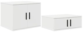 Estrutura de Cama de Armazenamento Branca 90x190 cm