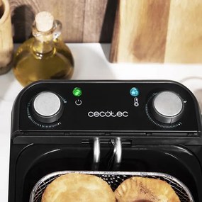 Fritadeira elétrica de 3 litros de capacidade Cleanfry Infinity 3000 Black