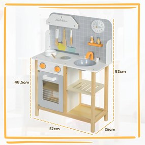 AIYAPLAY Cozinha de Brinquedo para Crianças acima de 3 Anos Cozinha In