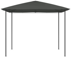 Gazebo 3x3x2,6 m 160 g/m² antracite