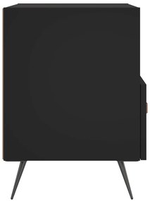 Mesas de cabeceira 2 pcs 40x35x47,5 cm deriv. de madeira preto
