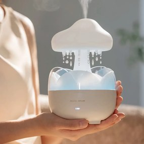 Difusor de Aromas Nuvem – Humidificador Elétrico com Luz Noturna e Son