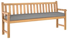 Cushion de Palete para Banco Cinzento 180x40x8 cm em tecido Oxford