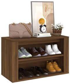 Sapateira 75x35x45 cm derivados de madeira carvalho castanho