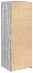 Armário alto 45x42,5x124 cm derivados de madeira cinza sonoma