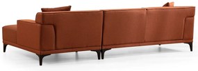 Sofá de Canto Petra – Laranja – 145 x 250 cm