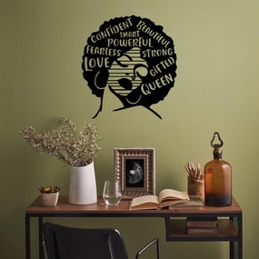 Acessório Decorativo de Parede Love – Preto – 64 x 70 cm
