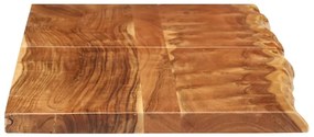 Tampo p/ móvel toucador WC 140x52x3,8 cm madeira acácia maciça