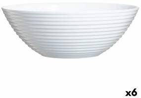 Saladeira Luminarc Harena Branco Vidro (ø 27,3 cm) (6 Unidades)