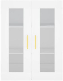 Armário alto 69,5x34x180 cm derivados de madeira branco