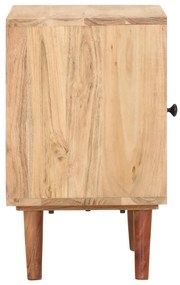 Mesa de cabeceira 40x30x50 cm madeira de acácia maciça