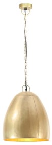 Candeeiro suspenso industrial redondo 25 W 42 cm E27 bronze