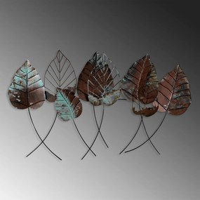 Acessório Decorativo de Parede Casting Leaf – Multicolor – 67 x 112 cm